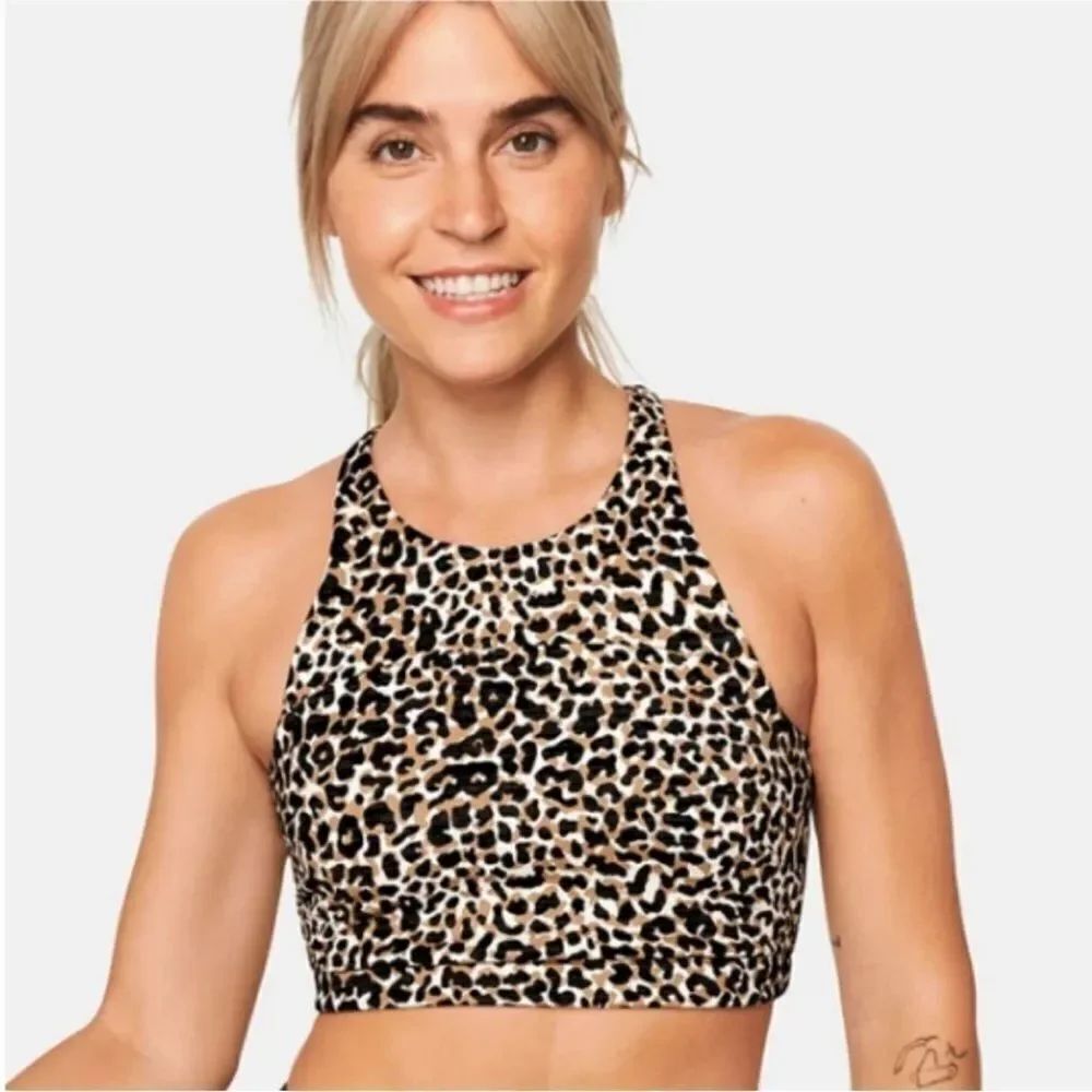 Outdoor Voiced tech Leopard Print Women's Sports Bra